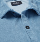 Howlin' - Light Flight Degradé Cotton-Blend Terry Shirt - Blue