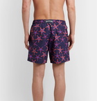 Vilebrequin - Moorea Mid-Length Printed Swim Shorts - Blue