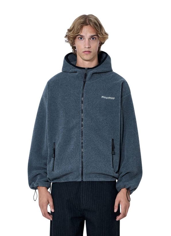 Photo: Miu Miu Hooded Zip Sweatshirt