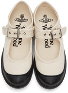 Vivienne Westwood Off-White Canvas Sneakers