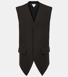 Bottega Veneta Layered cotton-blend vest