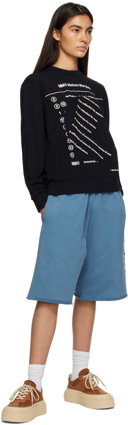 パンツ mm6 short pants Maison Margiela archives MM6 MAISON MARGIELA ブラックポケットショートパンツ - メルカリ