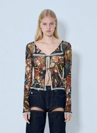 Jean Paul Gaultier Re-Edition The Yellow Butterfly Cardigan