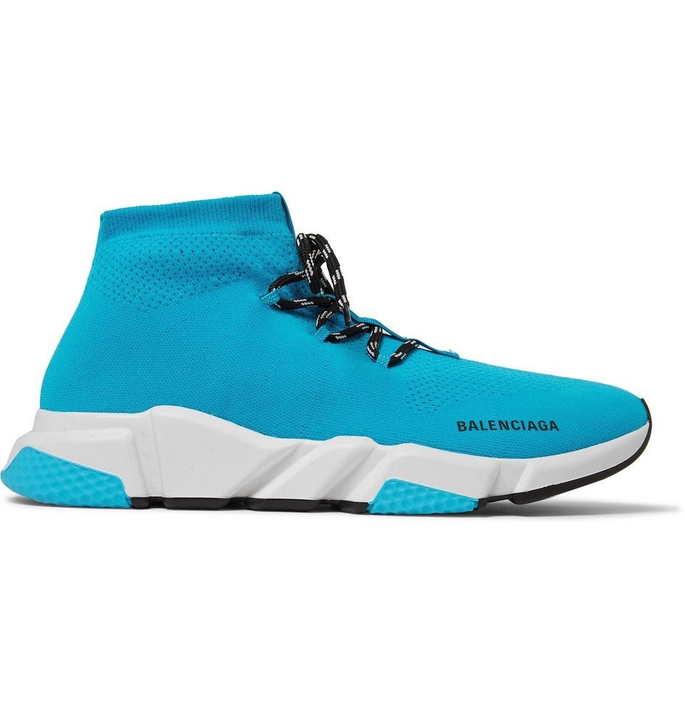 Balenciaga - Speed Stretch-Knit Sneakers blue Balenciaga