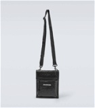 Balenciaga Explorer leather pouch with strap