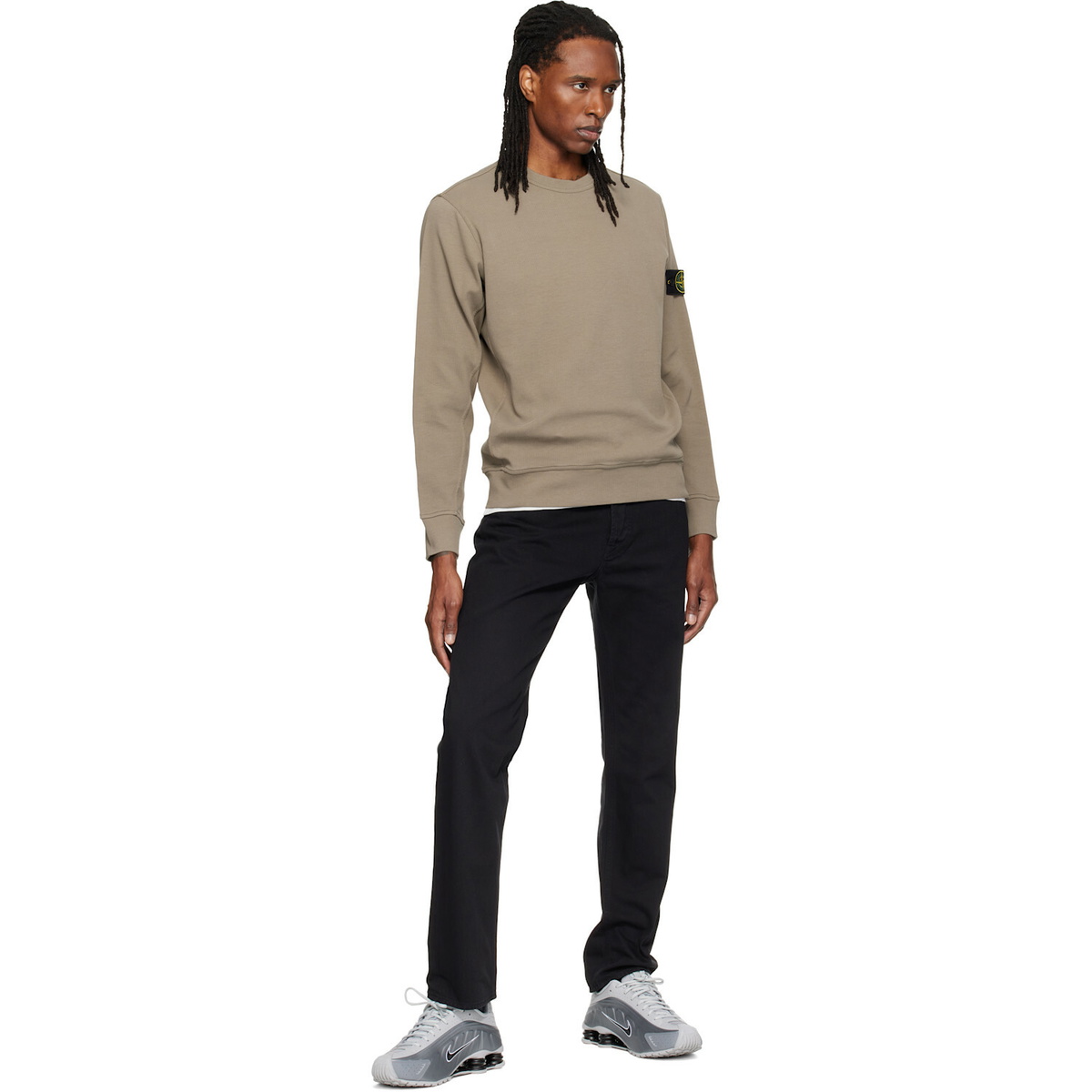 Stone Island Black J100005 Light Bull Denim-TC Jeans