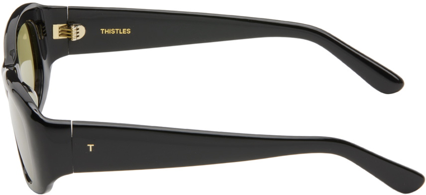 THISTLES Black 'The AL' Sunglasses