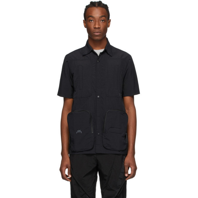 Photo: A-Cold-Wall* Black Corbusier Padded Short Sleeve Shirt