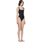 Versace Underwear Black Neck Empire One-Piece Swimsuit