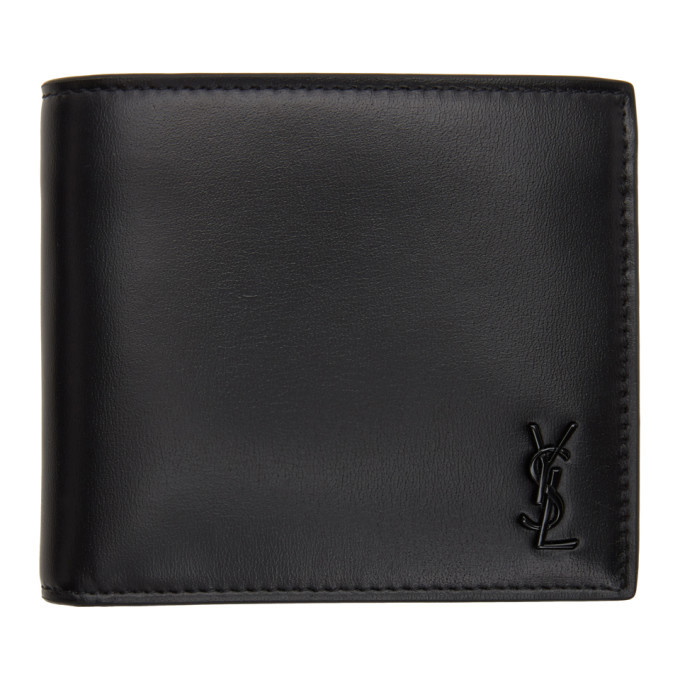 Photo: Saint Laurent Black Tiny Monogramme East/West Wallet