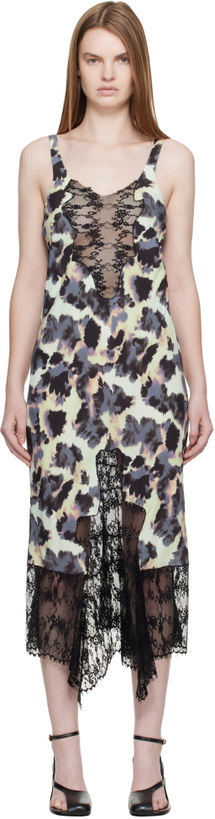 Photo: Collina Strada Multicolor Anemone Midi Dress