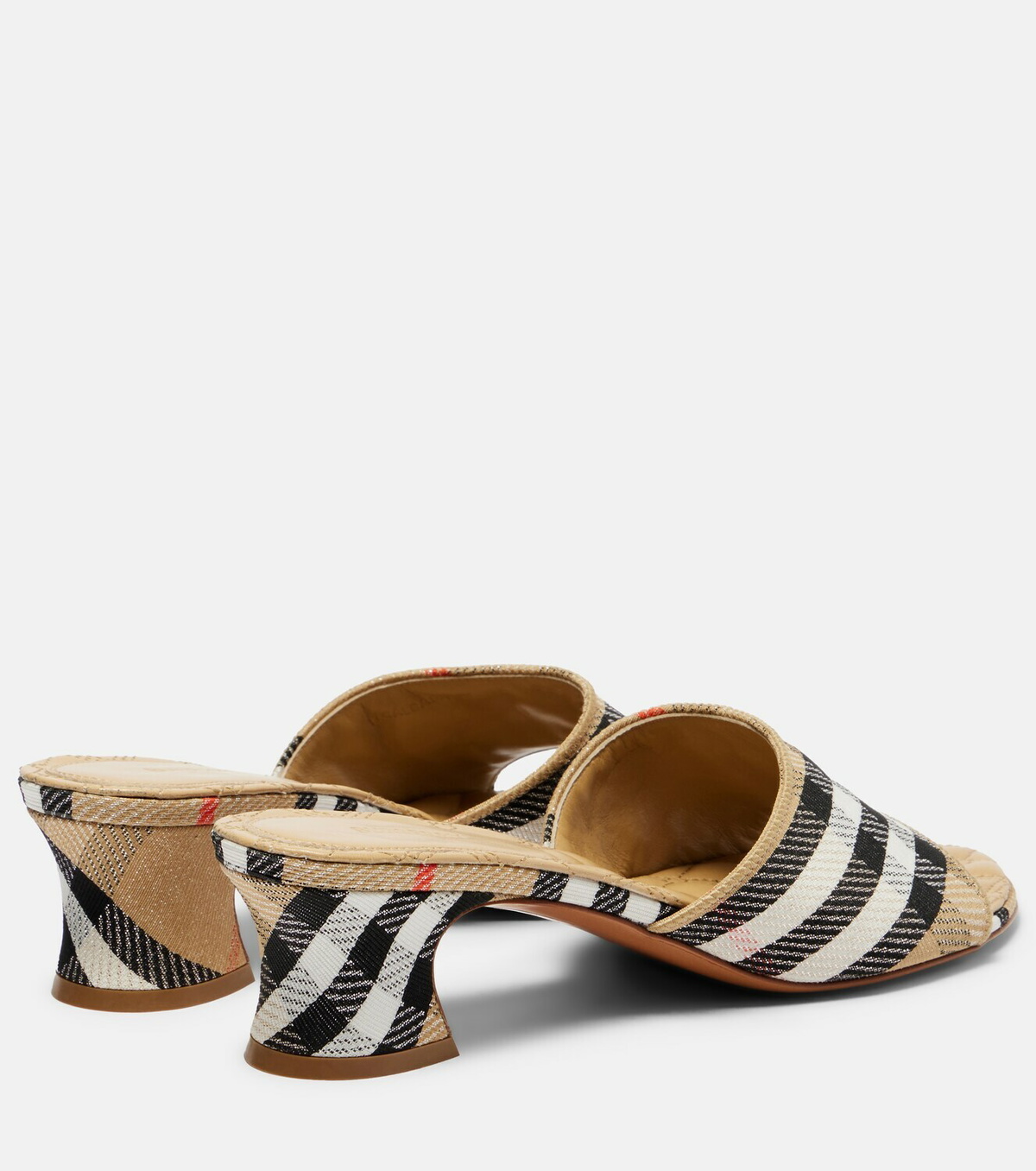 Burberry Sloane 45 Burberry Check mules