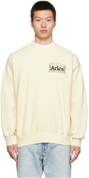 Aries Beige Premium Temple Sweatshirt