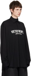 VETEMENTS Black 'Limited Edition' Shirt