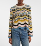 La DoubleJ Chevron crochet cotton sweater