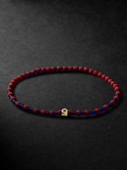 Luis Morais - Gold and Ruby Beaded Bracelet