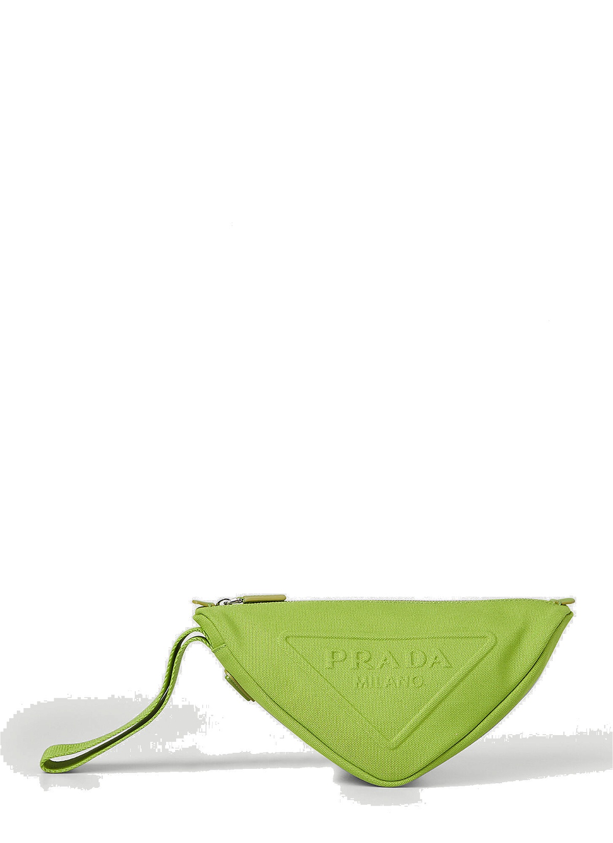 Photo: Triangle Pouch Bag in Green