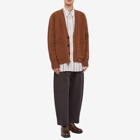 Studio Nicholson Men's Sen Lambswool Knit Cardigan in Spaniel