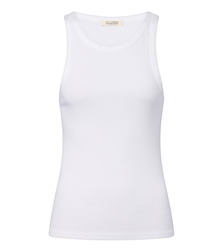 Photo: Nili Lotan Jennifer ribbed-knit cotton tank top