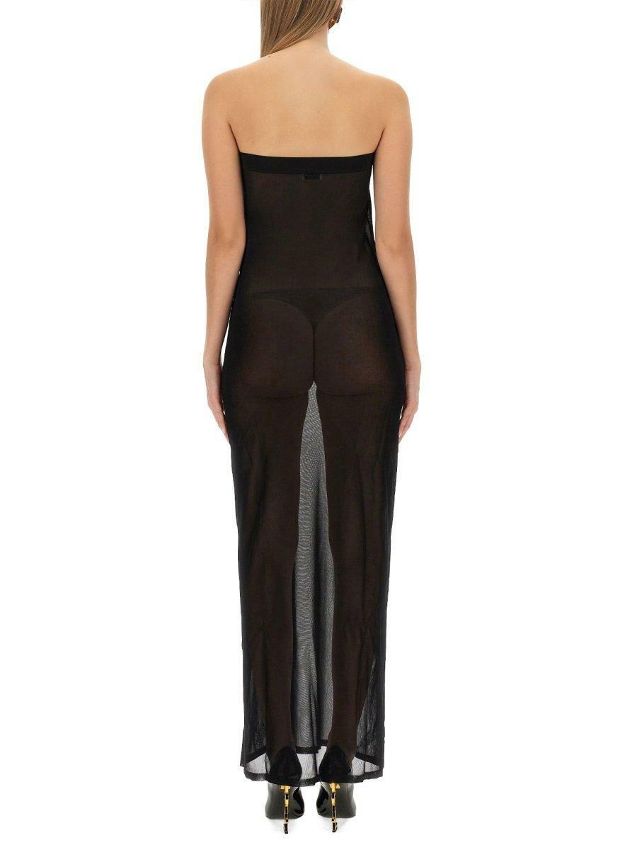 Saint Laurent Strapless Maxi Dress