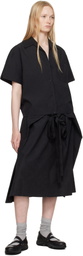 YMC Black George Midi Skirt