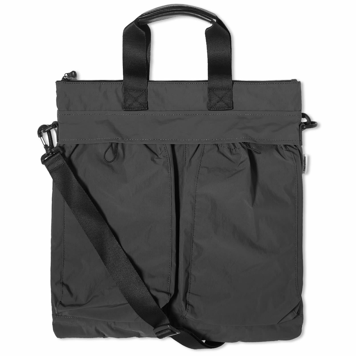 Mazi Untitled Helmet Bag in Grey 