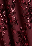 Needle & Thread Rosanna Sequin-embellished Tulle Gown Dark Red