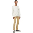 Nudie Jeans Off-White Someplace Collage Rudi Long Sleeve T-Shirt