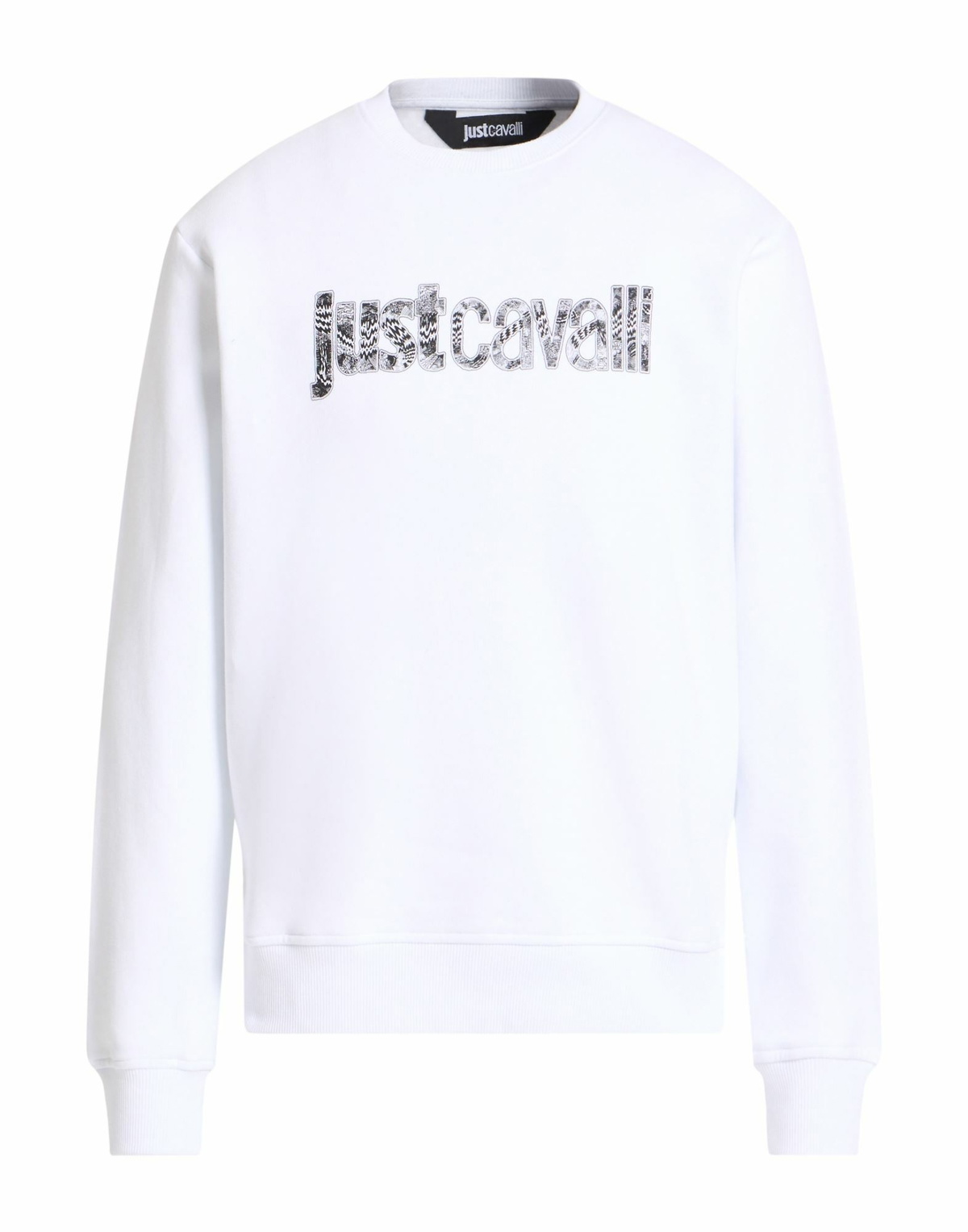 Just Cavalli Mens Sweatshirt in White