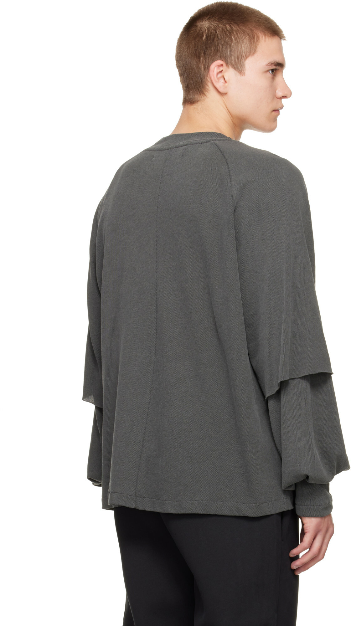Seventh Gray Raglan Layered Longsleeve T-shirt