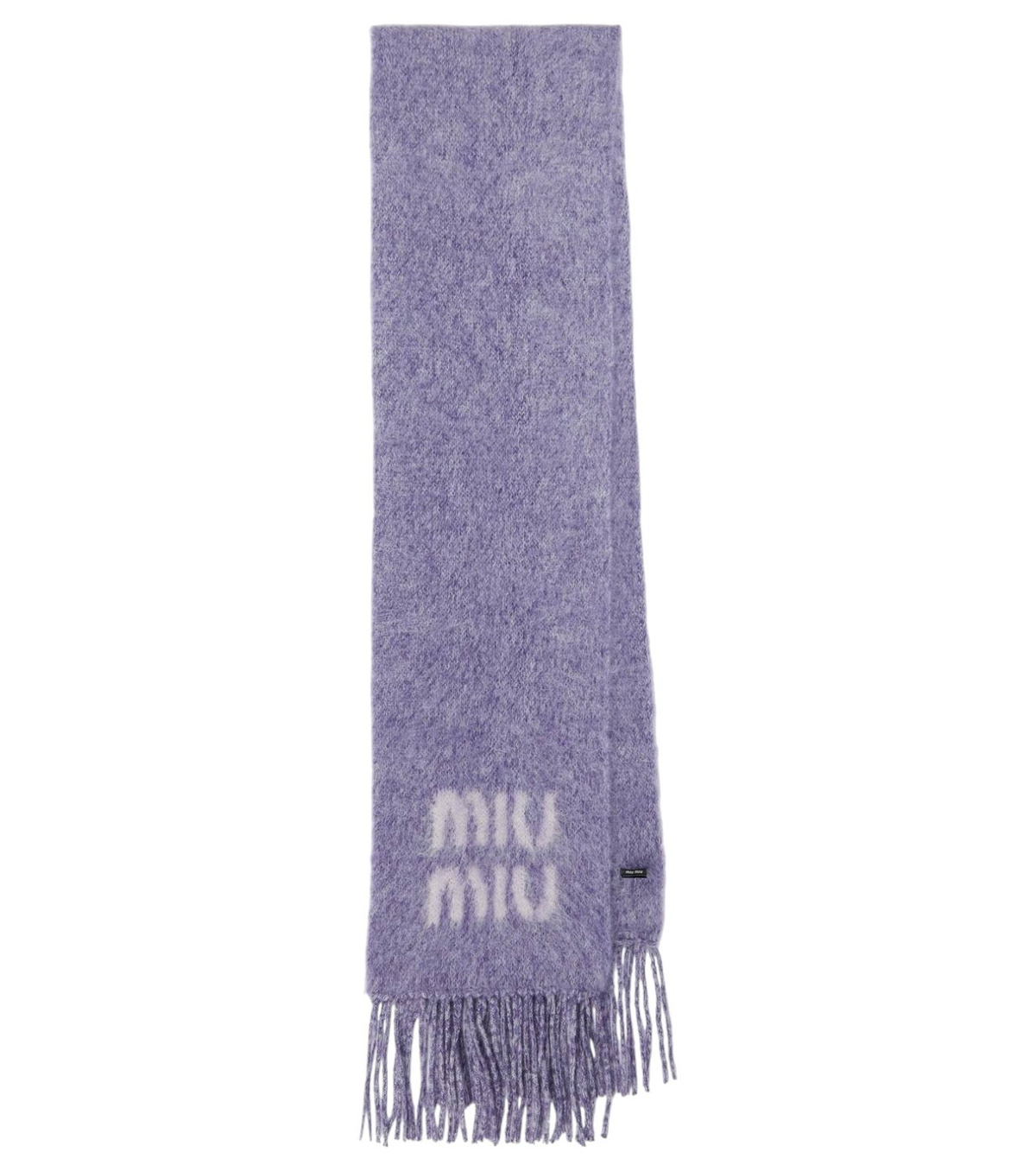 Miu Miu Embroidered Mohair Blend Scarf Miu Miu