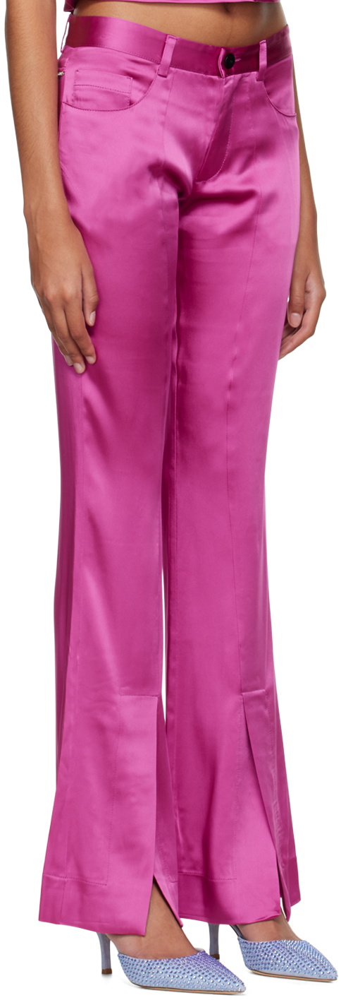 Marco Rambaldi Pink Flared Trousers