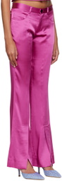 Marco Rambaldi Pink Flared Trousers