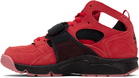 Nike Red & Black Nike Air Trainer Huarache Sneakers