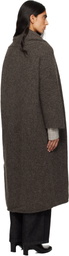 Lauren Manoogian Gray Long Shawl Cardigan