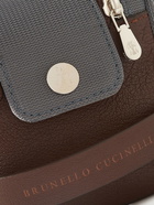 Brunello Cucinelli - Leather-Trimmed Nylon Wash Bag