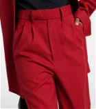 Jacques Wei High-rise wool-blend wide-leg pants