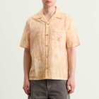 ACMH by Magic Castles Men's x Khruangbin Linen Vacation Shirt in Sandstone