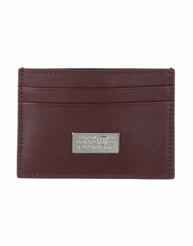 Photo: Mm6 Maison Margiela Womens Cardholder Burgundy