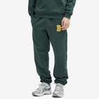 BEAMS Men's B Sweat Pants in Green
