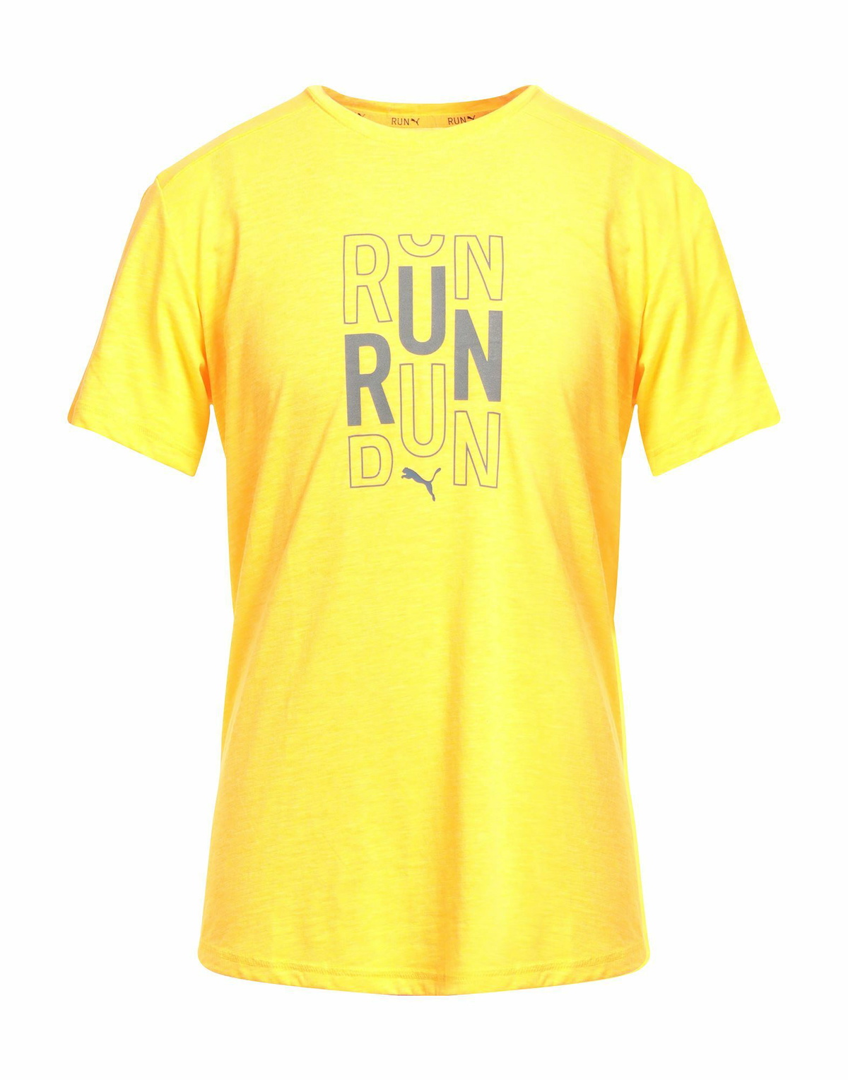 Puma Mens T-shirt in Yellow