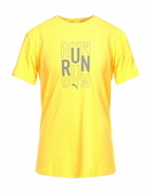 Puma Mens T-shirt in Yellow