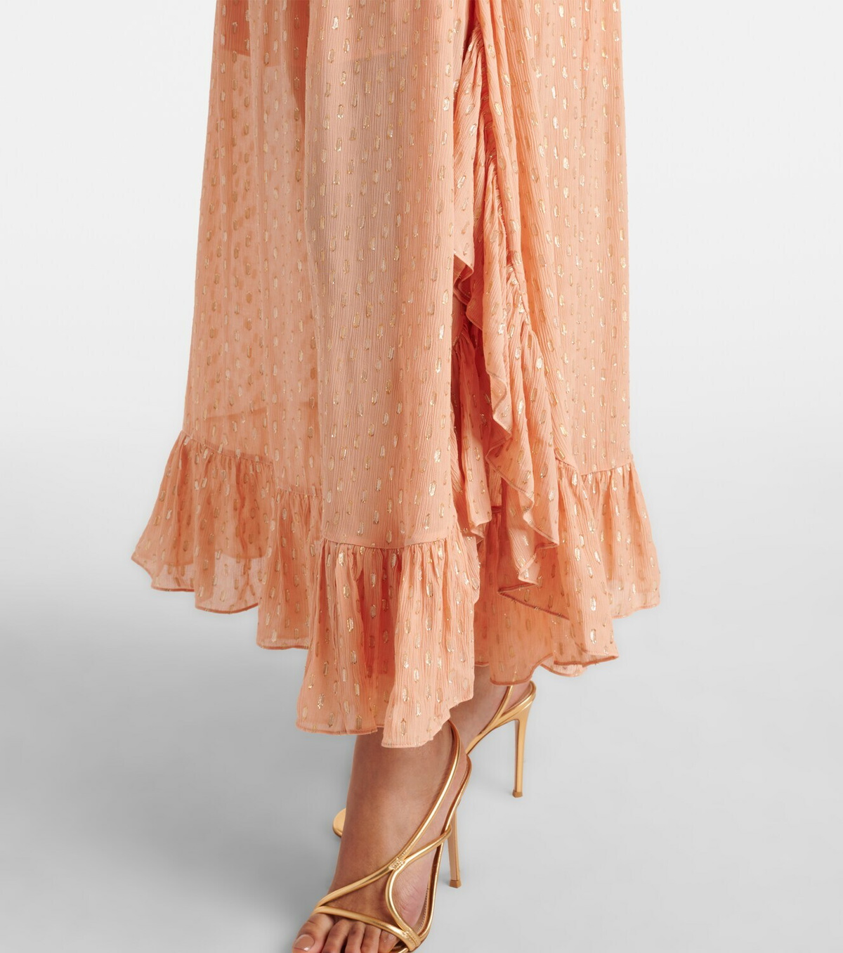 Zimmermann Rhiannon frilled maxi skirt