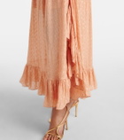 Zimmermann Rhiannon frilled maxi skirt