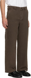 A.P.C. Brown Canvas Carpenter Trousers