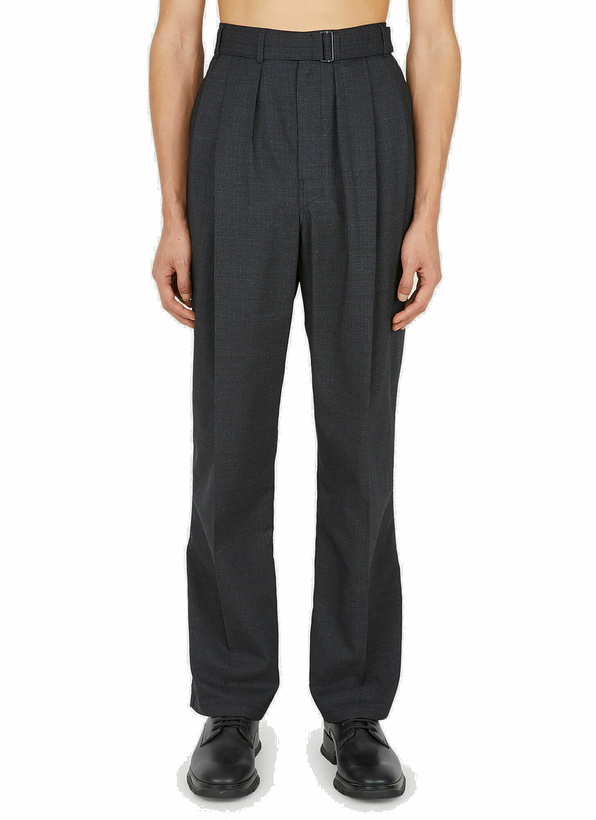 Photo: Loose Pleated Pants in Dark Grey