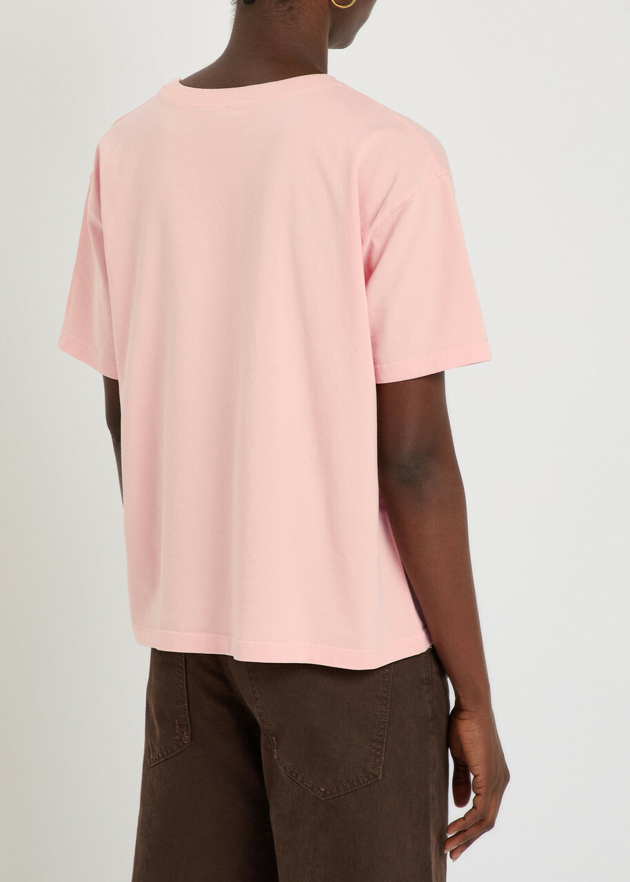 American Vintage Fizvalley Cotton T-shirt Light Pink