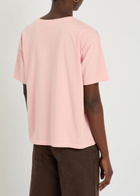 American Vintage Fizvalley Cotton T-shirt Light Pink