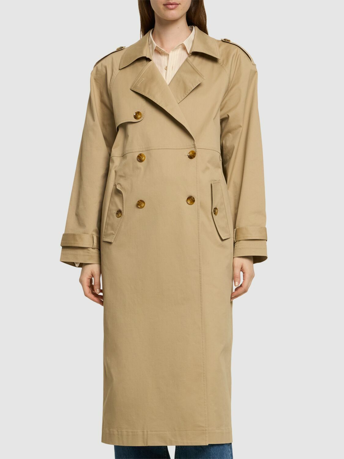 DESIGNERS REMIX Dylan Cotton Blend Trench Coat