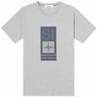 Stone Island Men's Abbrevaiation One Graphic T-Shirt in Grey Marl